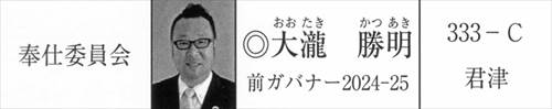 画像 2025-2026年度 MD333 ガバナー協議会 奉仕委員会
